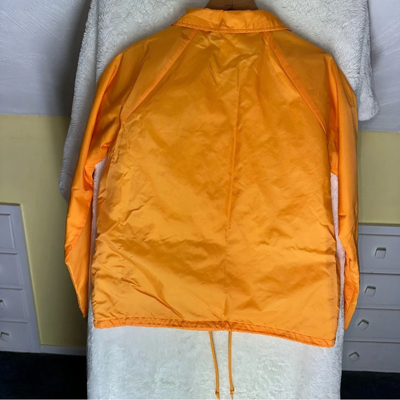 Vans Thanks Coach Jacket Windbreaker Women’s M Yellow Checkerboard Waterproof - Picture 4 of 7